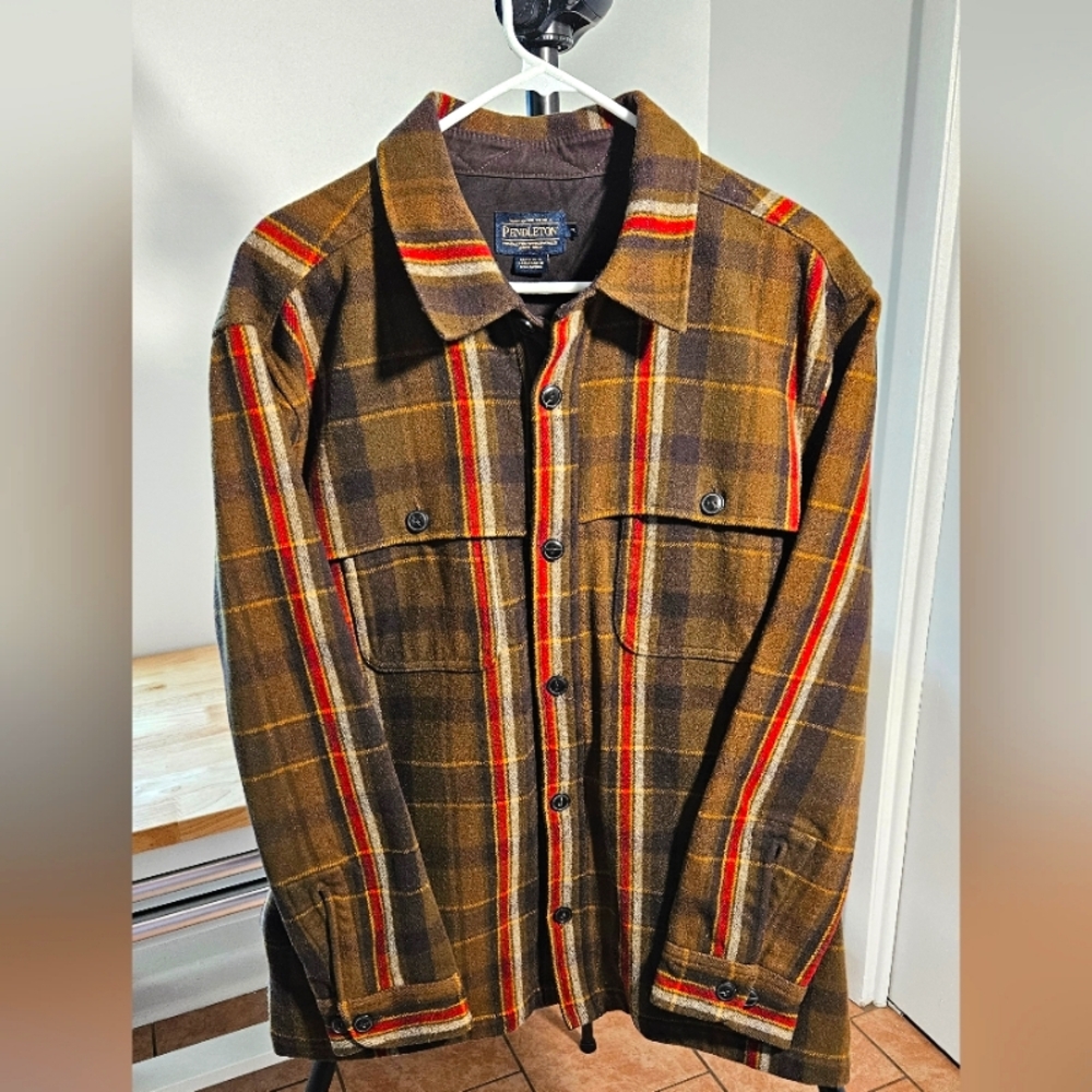 Pendleton 100% Virgin Wool men's Shirt Jacket